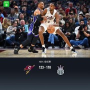 华体会体育-骑士123-118险胜国王，米切尔33+5+8，莫布利29+13+8